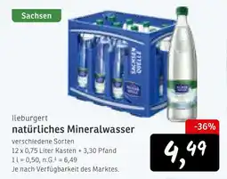 KONSUM Ileburgert natürliches mineralwasser Angebot
