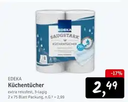 KONSUM Edeka küchentücher Angebot