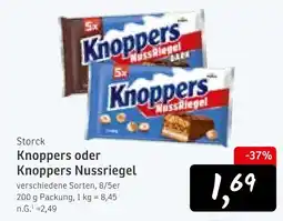 KONSUM Storck knoppers oder knoppers nussriegel Angebot