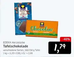 KONSUM Edeka herzstücke tafelschokolade Angebot