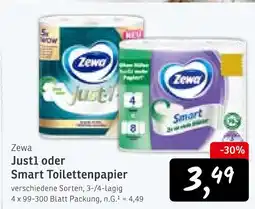 KONSUM Zewa just1 toilettenpapier Angebot