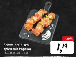 KONSUM Schweinefleisch-spieß mit paprika Angebot