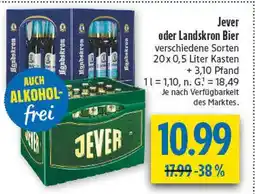diska Jever bier Angebot