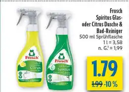 diska Frosch spiritus glas-reiniger Angebot