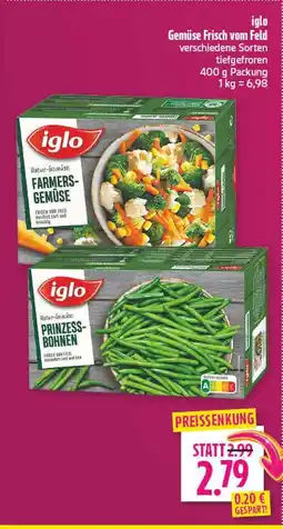 diska Iglo farmers-gemüse Angebot
