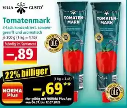 Norma VILLA GUSTO Tomatenmark Angebot