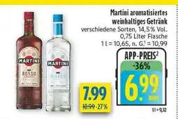 diska Martini martini aromatisiertes weinhaltiges getränk Angebot