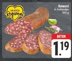 E-Center Von herzen regional rotwurst Angebot