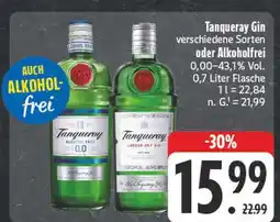 E-Center Tanqueray gin Angebot