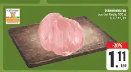 E-Center Schweinebraten Angebot