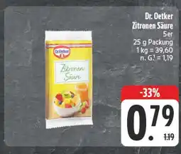 E-Center Dr. oetker zitronen säure Angebot