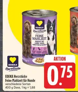 E-Center Edeka herzstücke feine mahlzeit für hunde Angebot