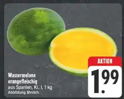 E-Center Wassermelone orangefleischig Angebot