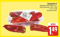 E-Center Spitzpaprika rot Angebot