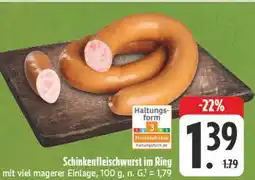 E-Center Schinkenfleischwurst im ring Angebot