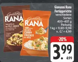 E-Center Giovanni rana fertiggerichte Angebot