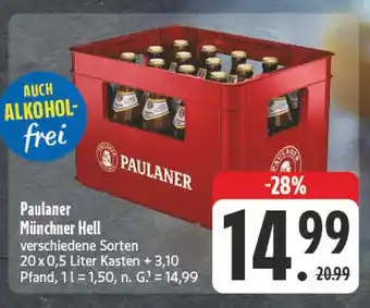 E-Center Paulaner münchner hell Angebot