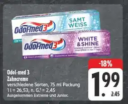 E-Center Odol-med 3 zahncreme Angebot