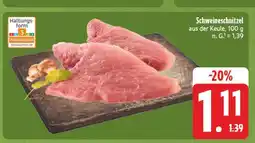 E-Center Schweineschnitzel Angebot