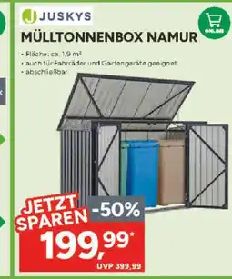 Marktkauf Juskys mülltonnenbox namur Angebot