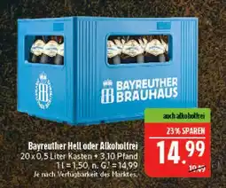 Marktkauf Bayreuther brauhaus hell Angebot