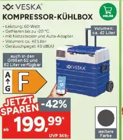 Marktkauf Veska kompressor-kühlbox Angebot