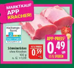 Marktkauf Schweinerücken Angebot