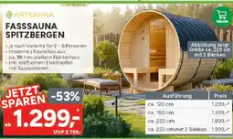 Marktkauf Artsauna fasssauna spitzbergen Angebot