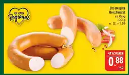 Marktkauf Von herzen regional fleischwurst im ring Angebot