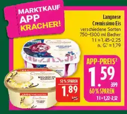 Marktkauf Langnese cremissimo eis Angebot