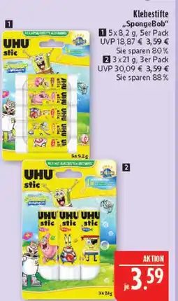 Marktkauf Uhu klebestifte spongebob Angebot