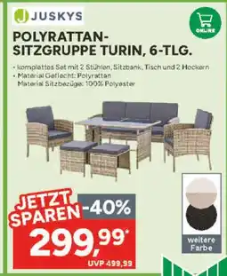 Marktkauf Juskys polyrattan-sitzgruppe turin Angebot