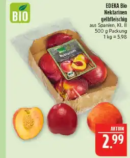 Marktkauf Edeka bio nektarinen gelbfleischig Angebot