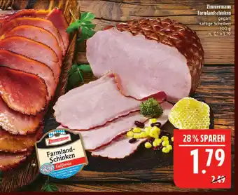 Marktkauf Zimmermann farmlandschinken Angebot