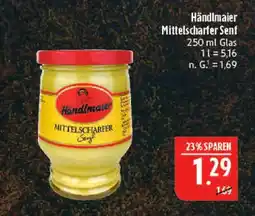 Marktkauf Händlmaier mittelscharfer senf Angebot