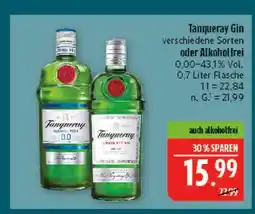 Marktkauf Tanqueray gin oder alkoholfrei Angebot