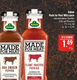 Marktkauf Kühne made for meat wirzsauce Angebot