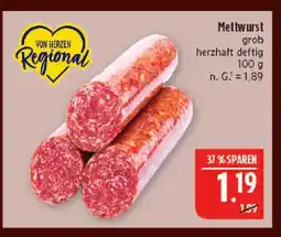 Marktkauf Mettwurst Angebot
