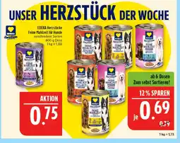 Marktkauf Edeka herzstücke feine mahlzeit für hunde Angebot