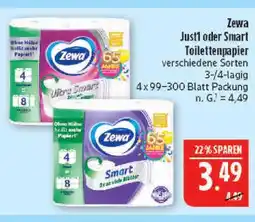 Marktkauf Zewa just1 Angebot