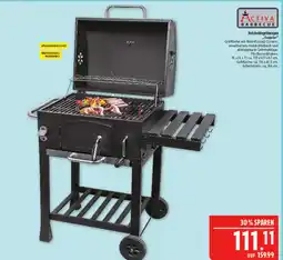 Marktkauf Activa barbecue holzkohlengrillwagen angular Angebot