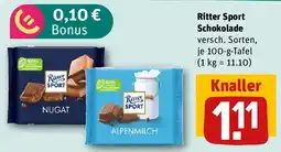 REWE Ritter Sport Schokolade Angebot