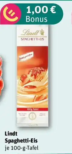 REWE Lindt Spaghetti-Eis Angebot