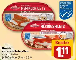 REWE Hawesta extra zarte Heringsfilets Angebot