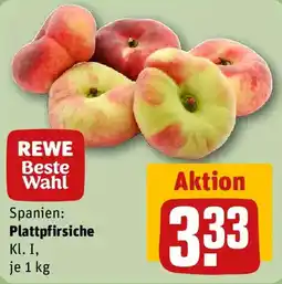 REWE REWE Beste Wahl Plattpfirsiche Angebot