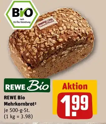 REWE REWE Bio Mehrkornbrot Angebot