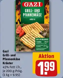 REWE Gazi Grill- und Pfannenkäse Kräuter Angebot