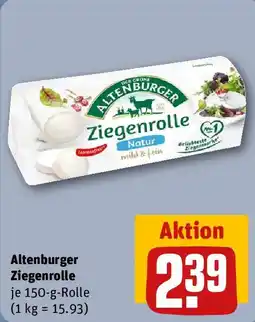 REWE Altenburger Ziegenrolle Angebot