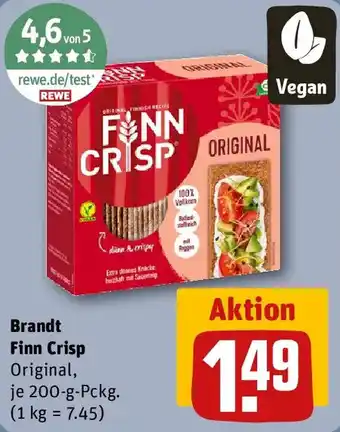 REWE Brandt Finn Crisp Original Angebot