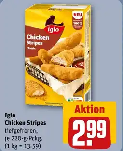 REWE Iglo Chicken Stripes Angebot